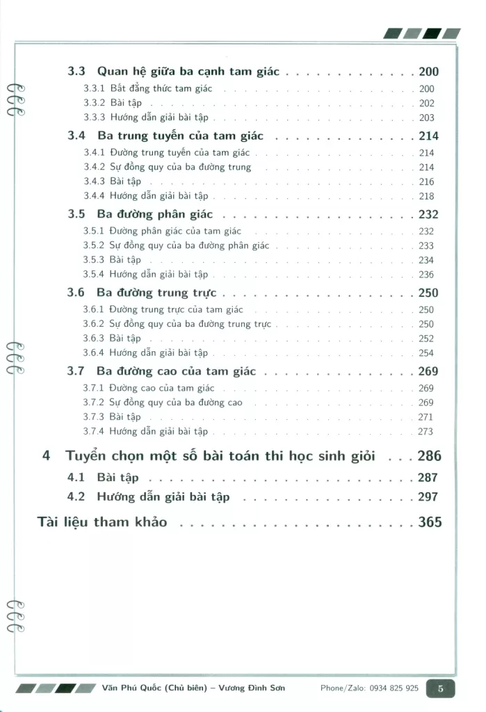 CÁC CHUYÊN ĐỀ BỒI DƯỠNG HỌC SINH GIỎI TOÁN LỚP 7 - TẬP 2 (Hình học)